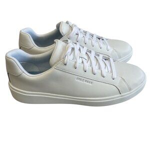 NEW Cole Haan Women's 9B Grand Crosscourt II Sneakers White Leather Casual Shoes